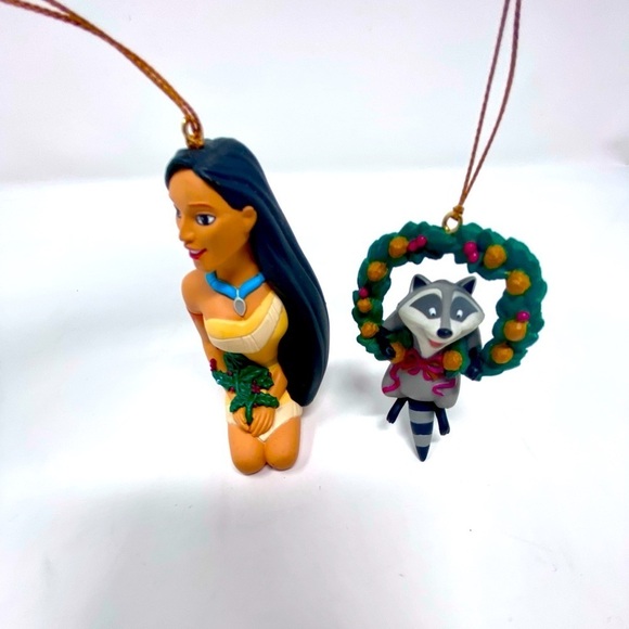 Disney Pocahontas & Meeko Ornament Bundle - Picture 1 of 4